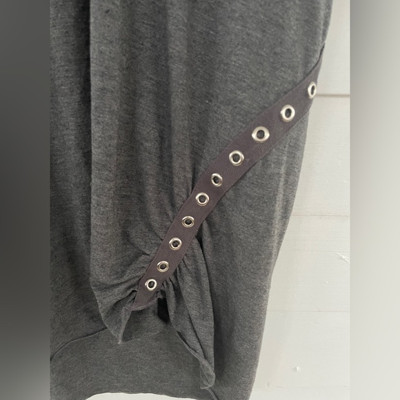 3/25 Dark Grey Maurice’s Tank Top with Metal Circle Detail - Picture 4 of 8